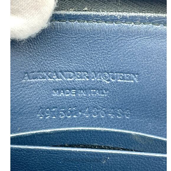 🔴 Alexander McQueen Zip Wallet - Camouflage Leather - Picture 8 of 8